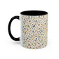 Fall Floral, Yellow Accent Coffee Mug (11, 15oz)