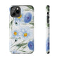 Blue Floral Tough Phone Cases