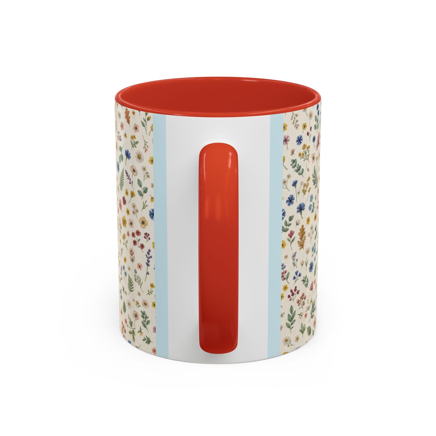 Fall Floral, Yellow Accent Coffee Mug (11, 15oz)