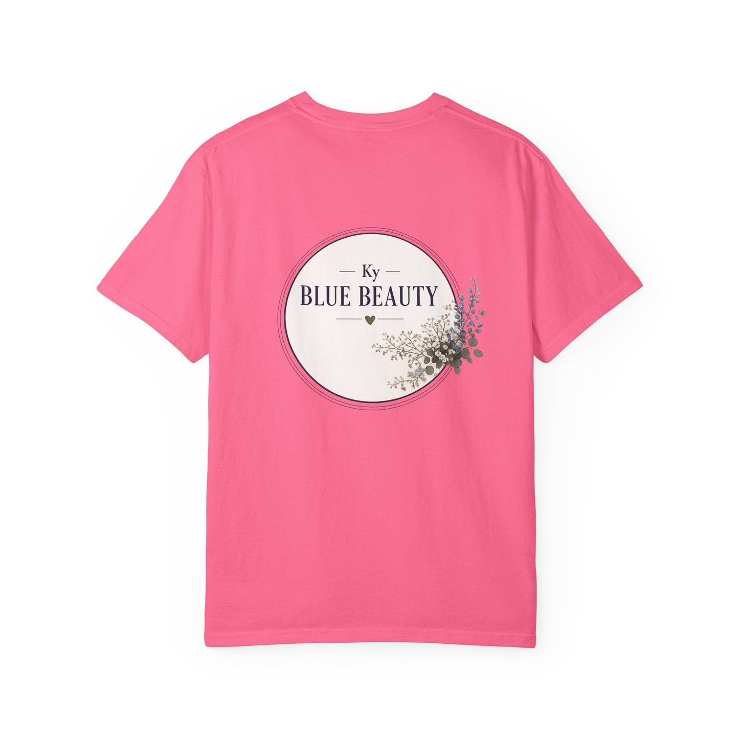 T-Shirt — 'Ky Blue Beauty' Vintage Botanical Tee