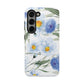 Blue Floral Tough Phone Cases