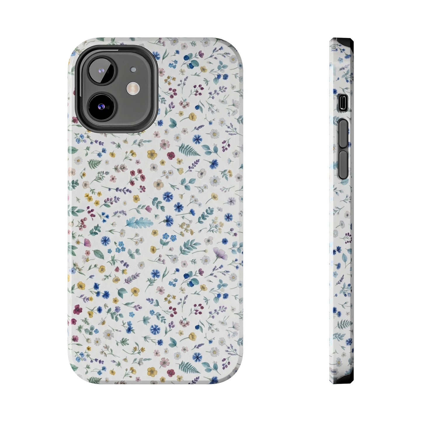 White Floral, Tough Phone Cases, Floral, Fall