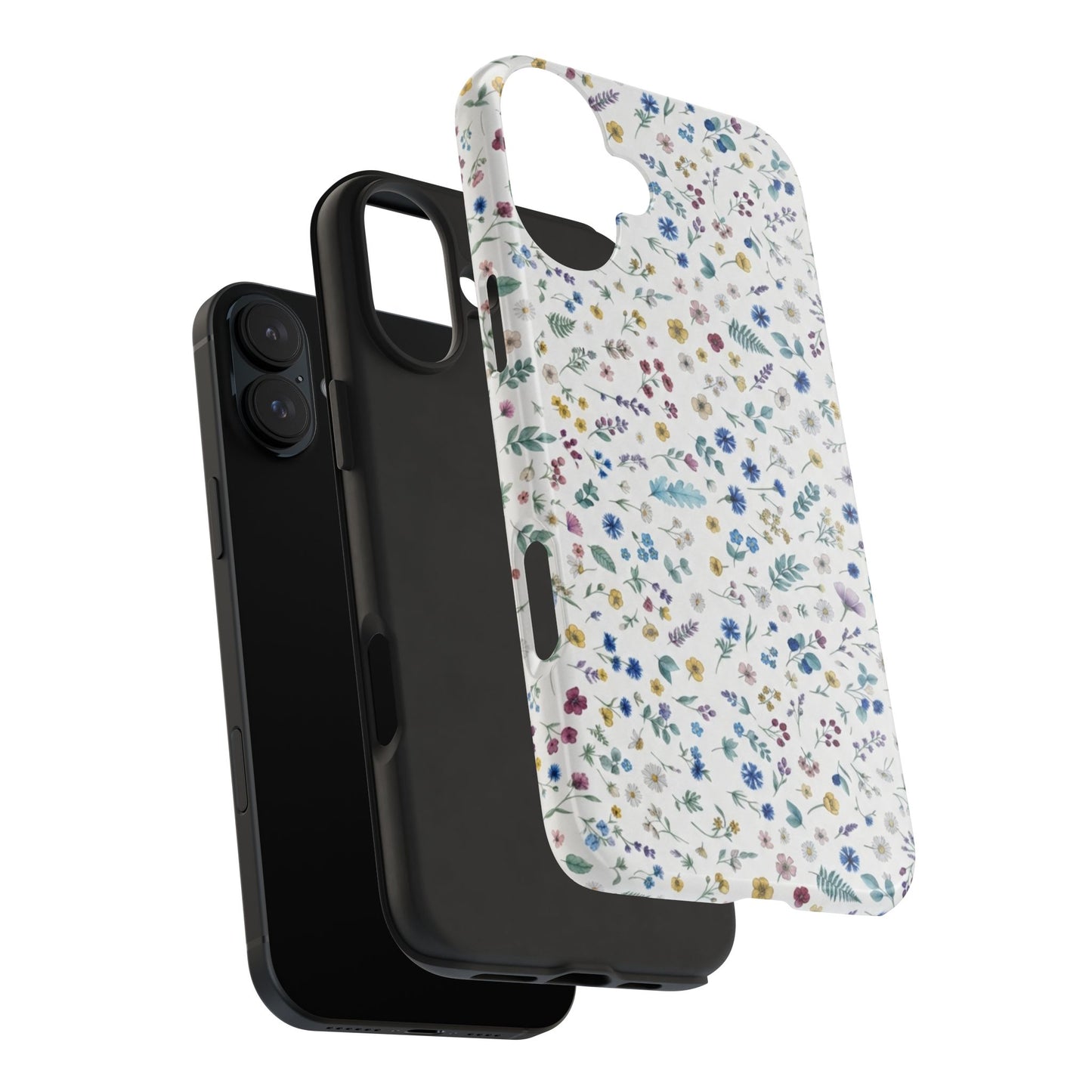 White Floral, Tough Phone Cases, Floral, Fall