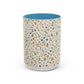 Fall Floral, Yellow Accent Coffee Mug (11, 15oz)