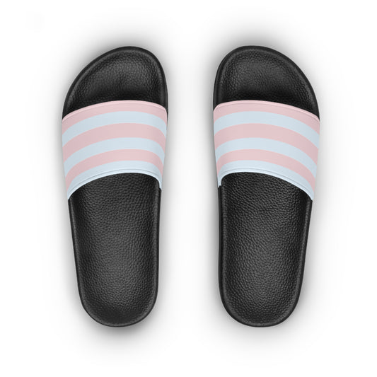 Pink & Blue Slide Sandals –  Women's Slides