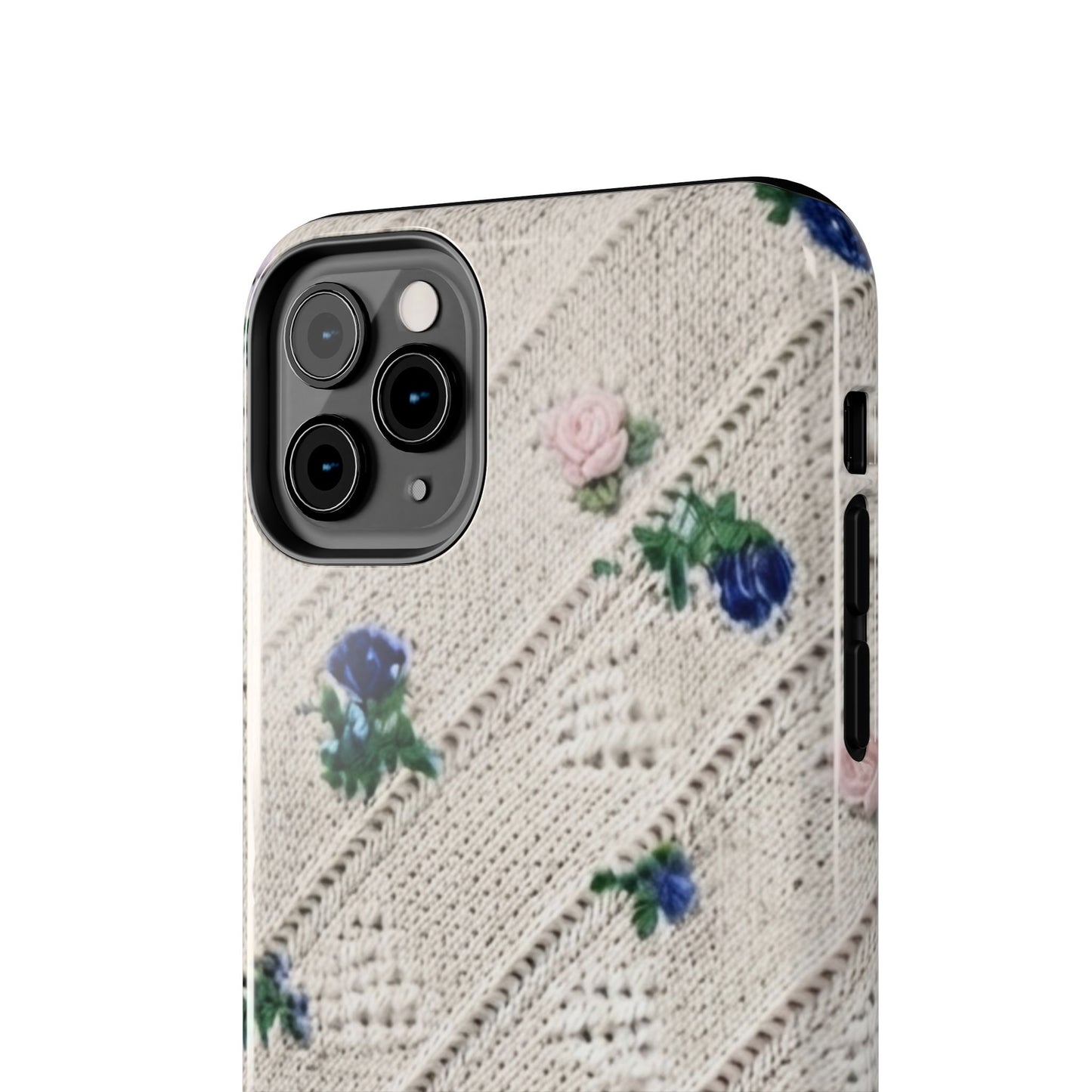Tough Phone Cases, Fabric Like, Grandmillenial, Floral