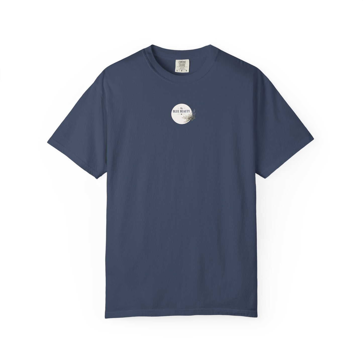 T-Shirt — 'Ky Blue Beauty' Vintage Botanical Tee