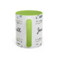 Jesus Loves You, That's all-Accent Coffee Mug (11, 15oz)