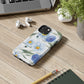 Blue Floral Tough Phone Cases