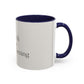 Simple Coffee & Jesus Type of Morning, Faith Accent Coffee Mug (11, 15oz)