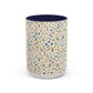 Fall Floral, Yellow Accent Coffee Mug (11, 15oz)