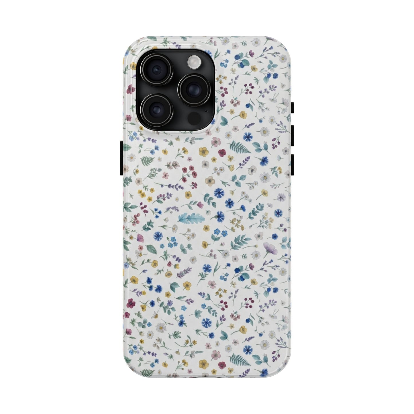 White Floral, Tough Phone Cases, Floral, Fall