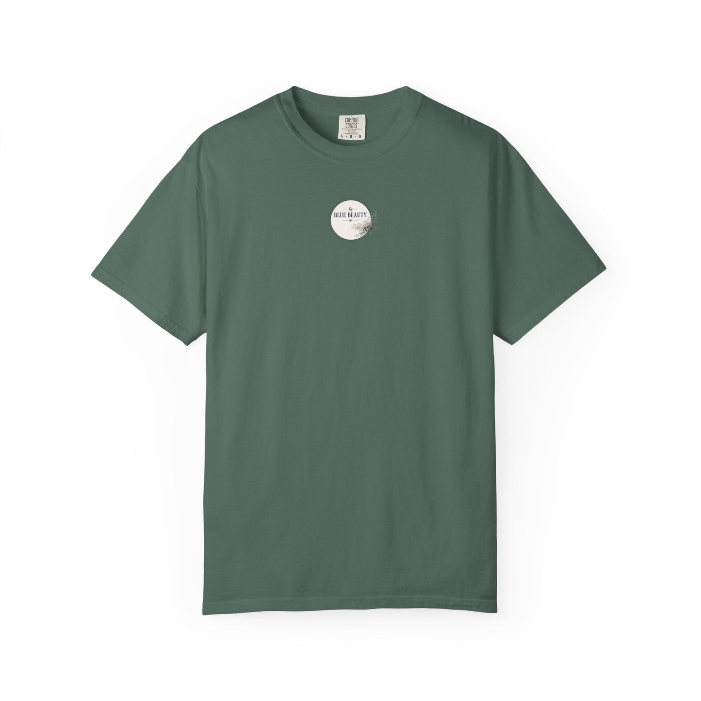 T-Shirt — 'Ky Blue Beauty' Vintage Botanical Tee