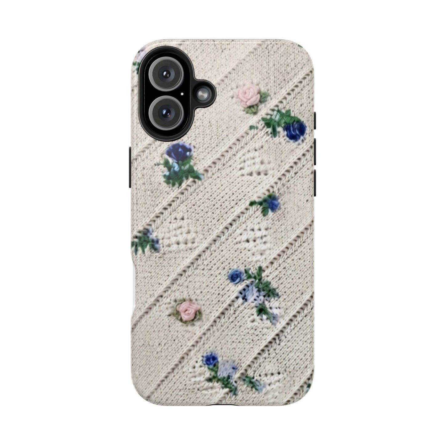 Tough Phone Cases, Fabric Like, Grandmillenial, Floral