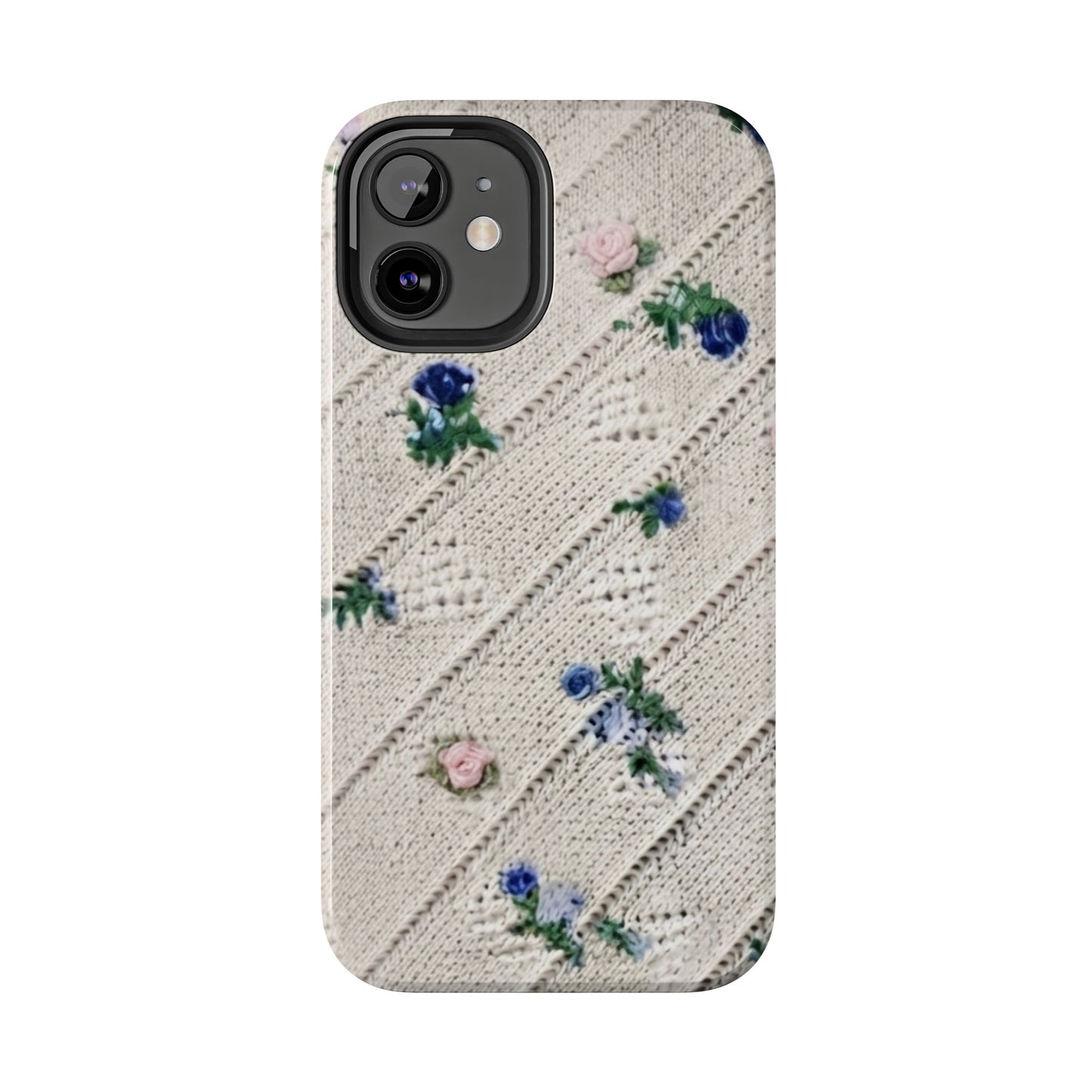 Tough Phone Cases, Fabric Like, Grandmillenial, Floral