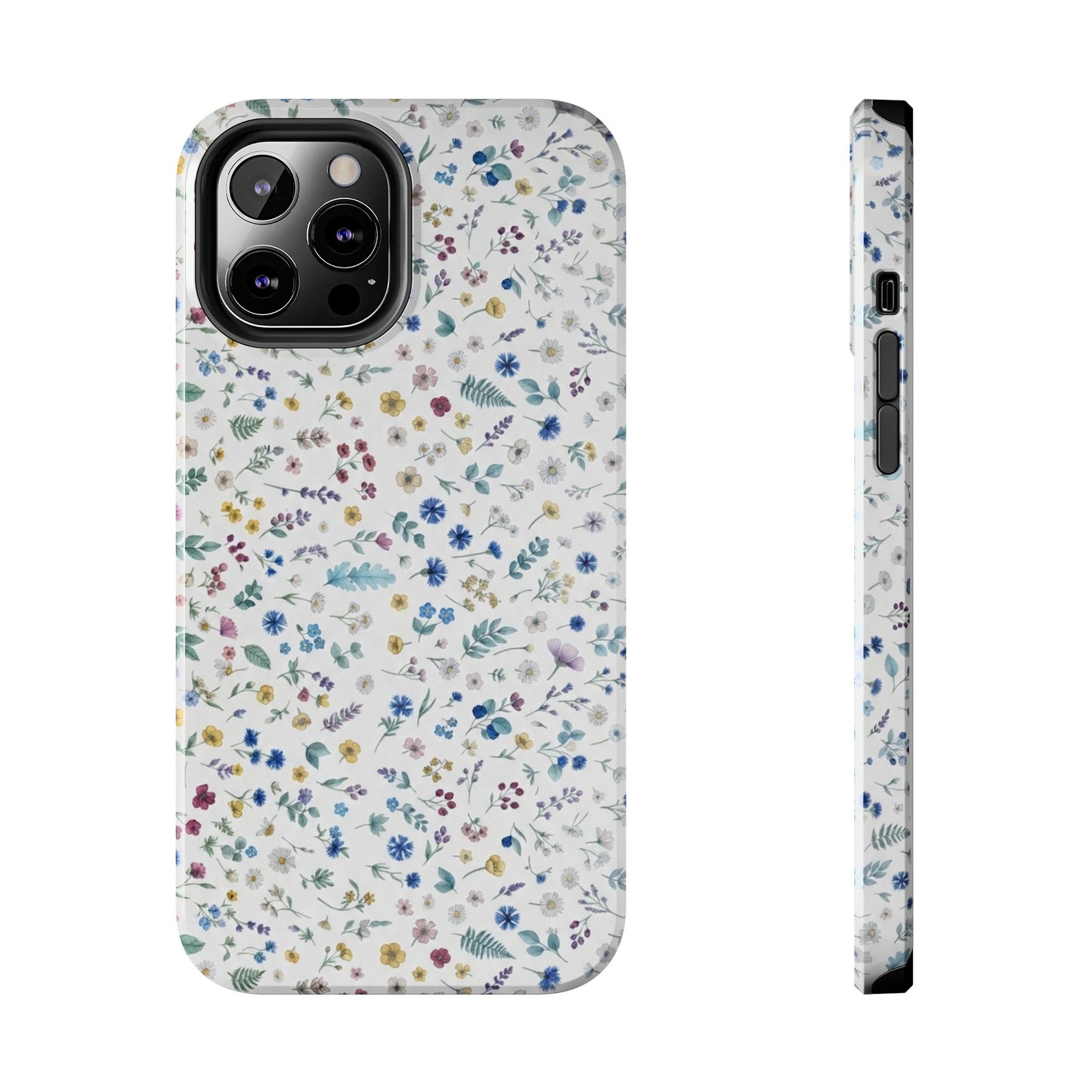 White Floral, Tough Phone Cases, Floral, Fall