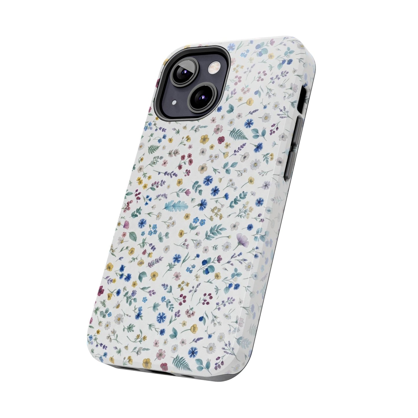 White Floral, Tough Phone Cases, Floral, Fall