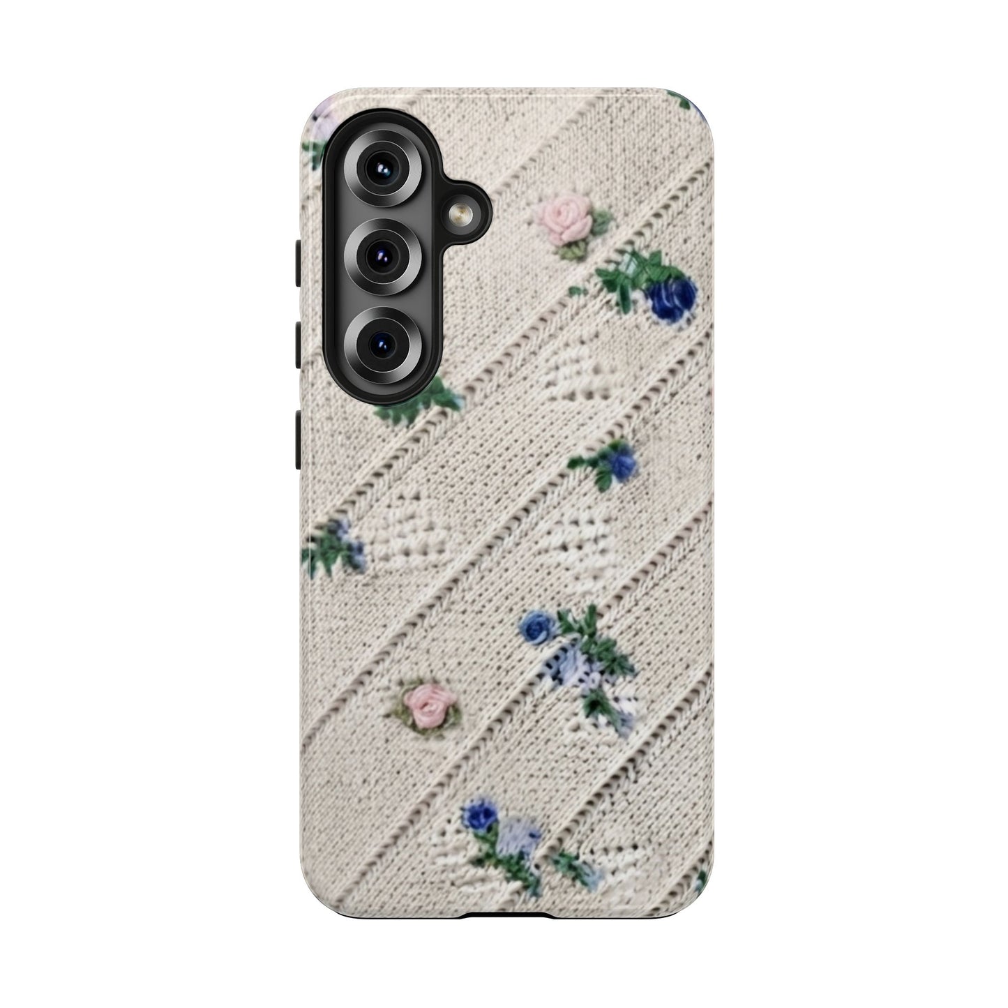 Tough Phone Cases, Fabric Like, Grandmillenial, Floral