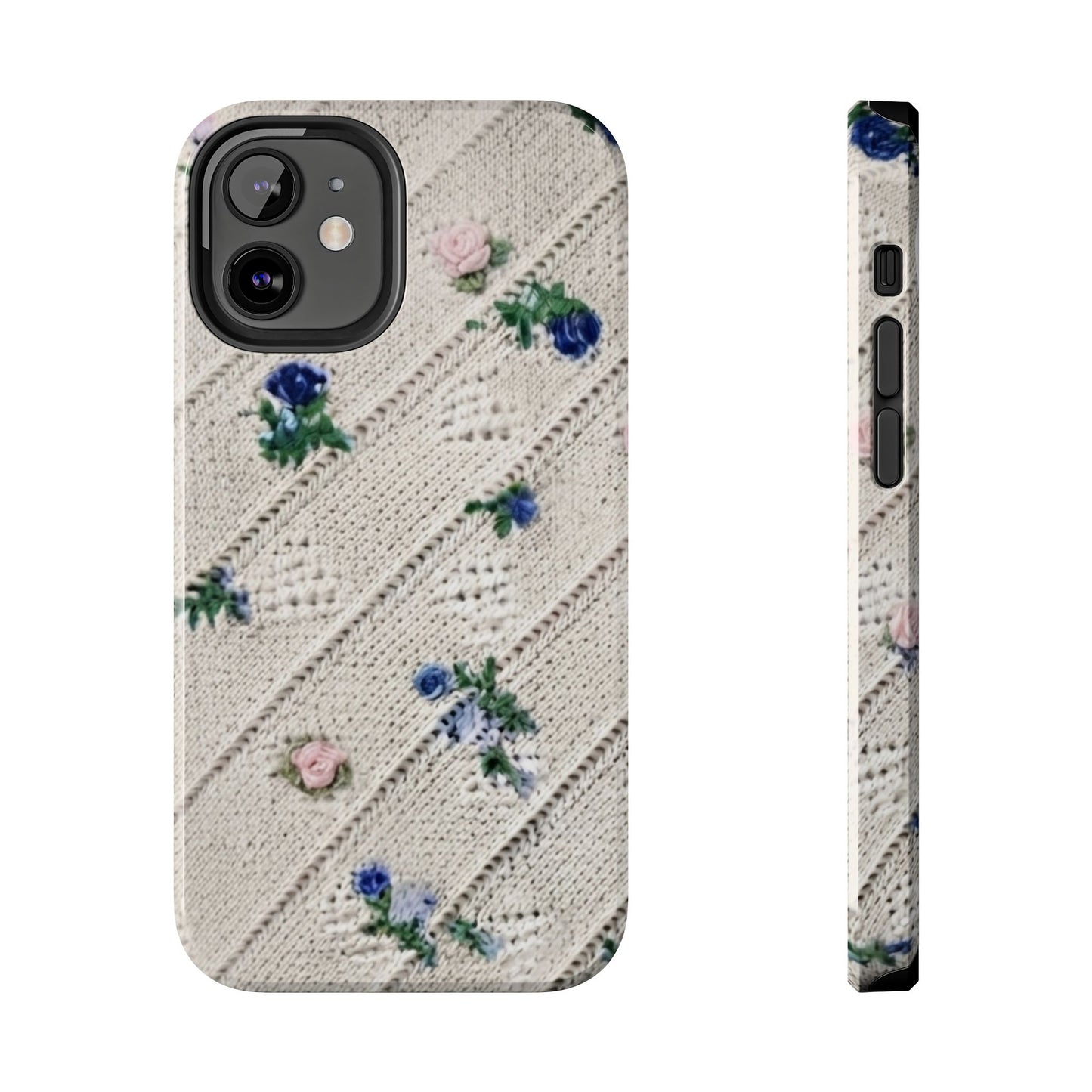 Tough Phone Cases, Fabric Like, Grandmillenial, Floral