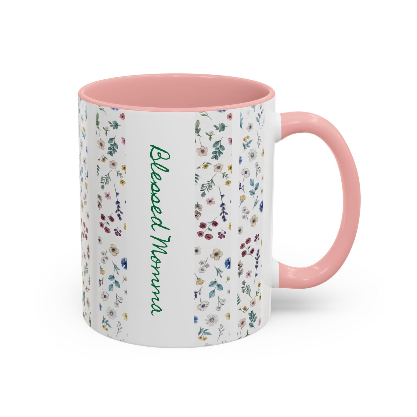 Blessed Momma Accent Coffee Mug (11, 15oz)