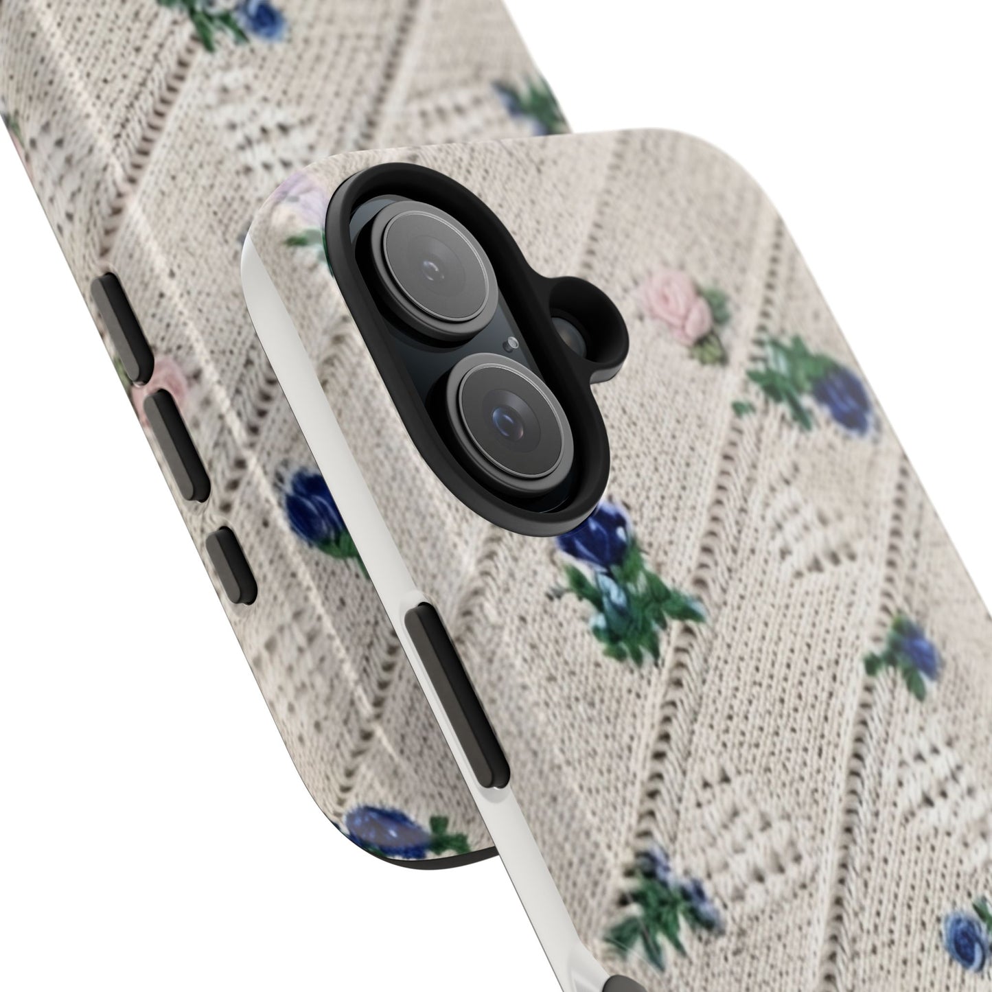 Tough Phone Cases, Fabric Like, Grandmillenial, Floral