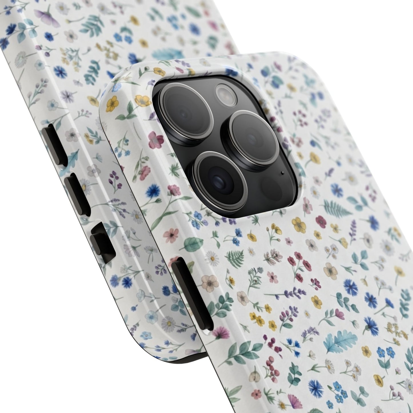 White Floral, Tough Phone Cases, Floral, Fall