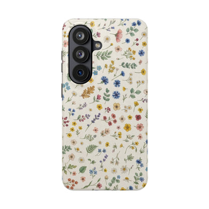 Yellow Floral, Fall/Autumn, Tough Phone Cases