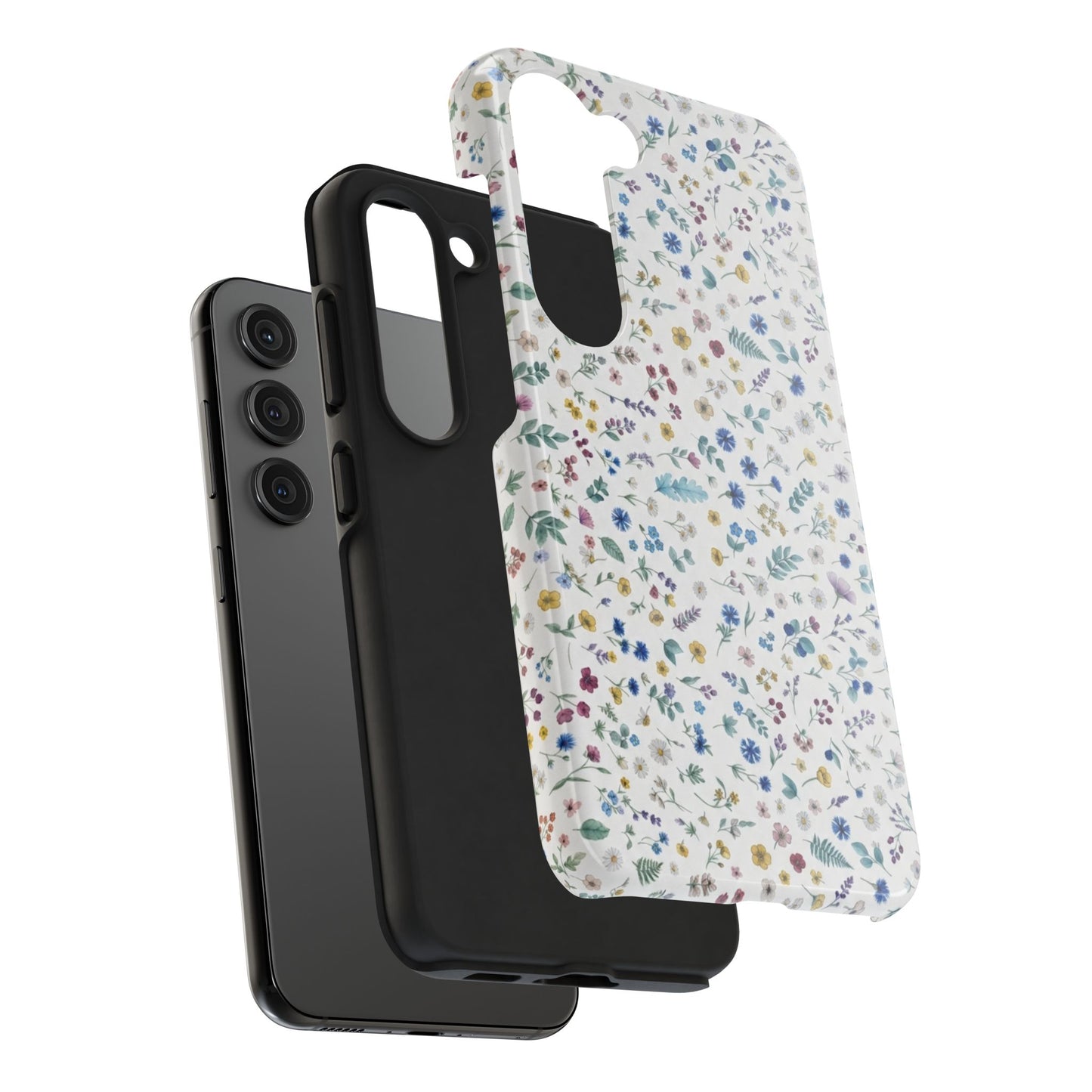 White Floral, Tough Phone Cases, Floral, Fall