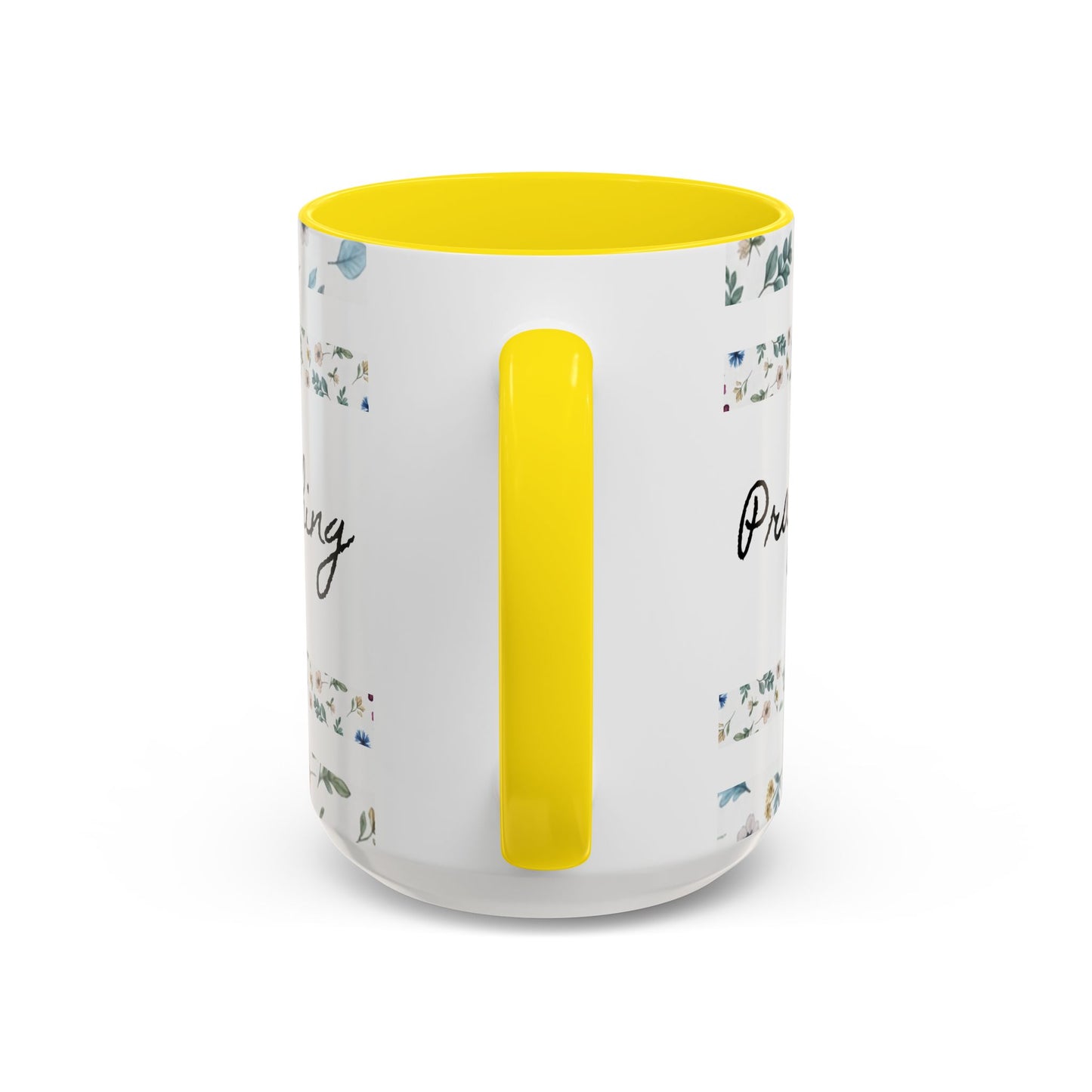 Prayer Changes Everything Accent Coffee Mug (11, 15oz)