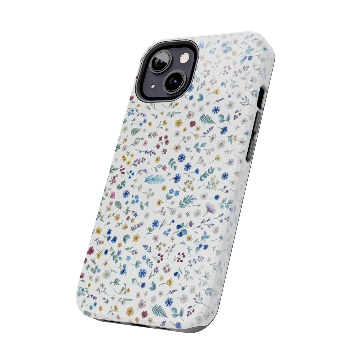 White Floral, Tough Phone Cases, Floral, Fall