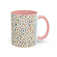Fall Floral, Yellow Accent Coffee Mug (11, 15oz)