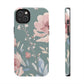 Green Fall floral Tough Phone Cases