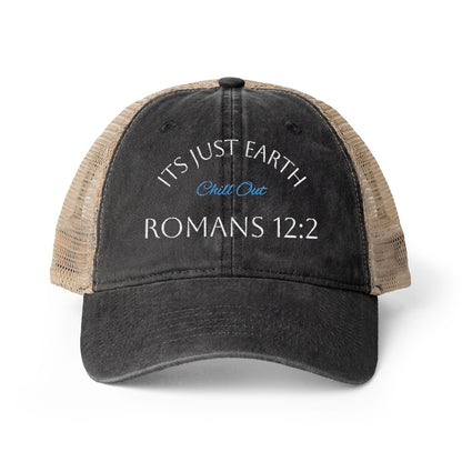 It’s Just Earth Women's Washed Mesh-Back Cap