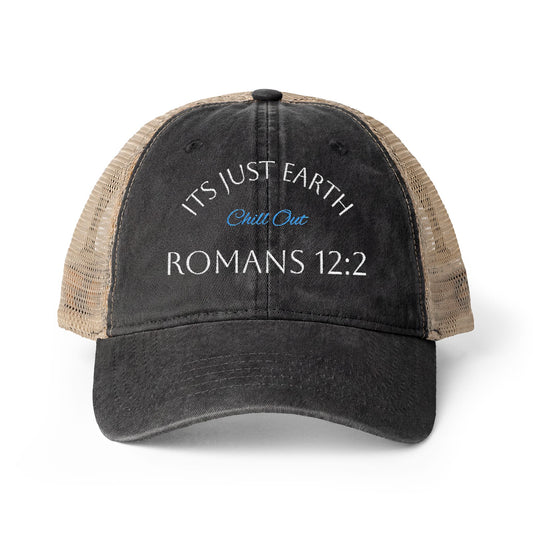 It’s Just Earth Women's Washed Mesh-Back Cap