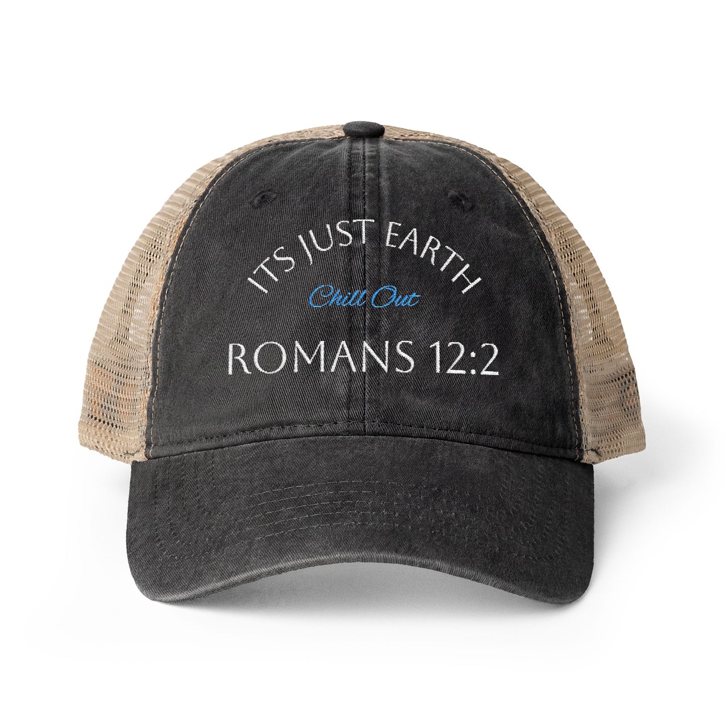It’s Just Earth Women's Washed Mesh-Back Cap