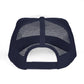Trucker Cap — "Homestead & Heart" Vintage Stripe Farm Hat.