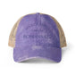 It’s Just Earth-Floral Women's Washed Mesh-Back Cap