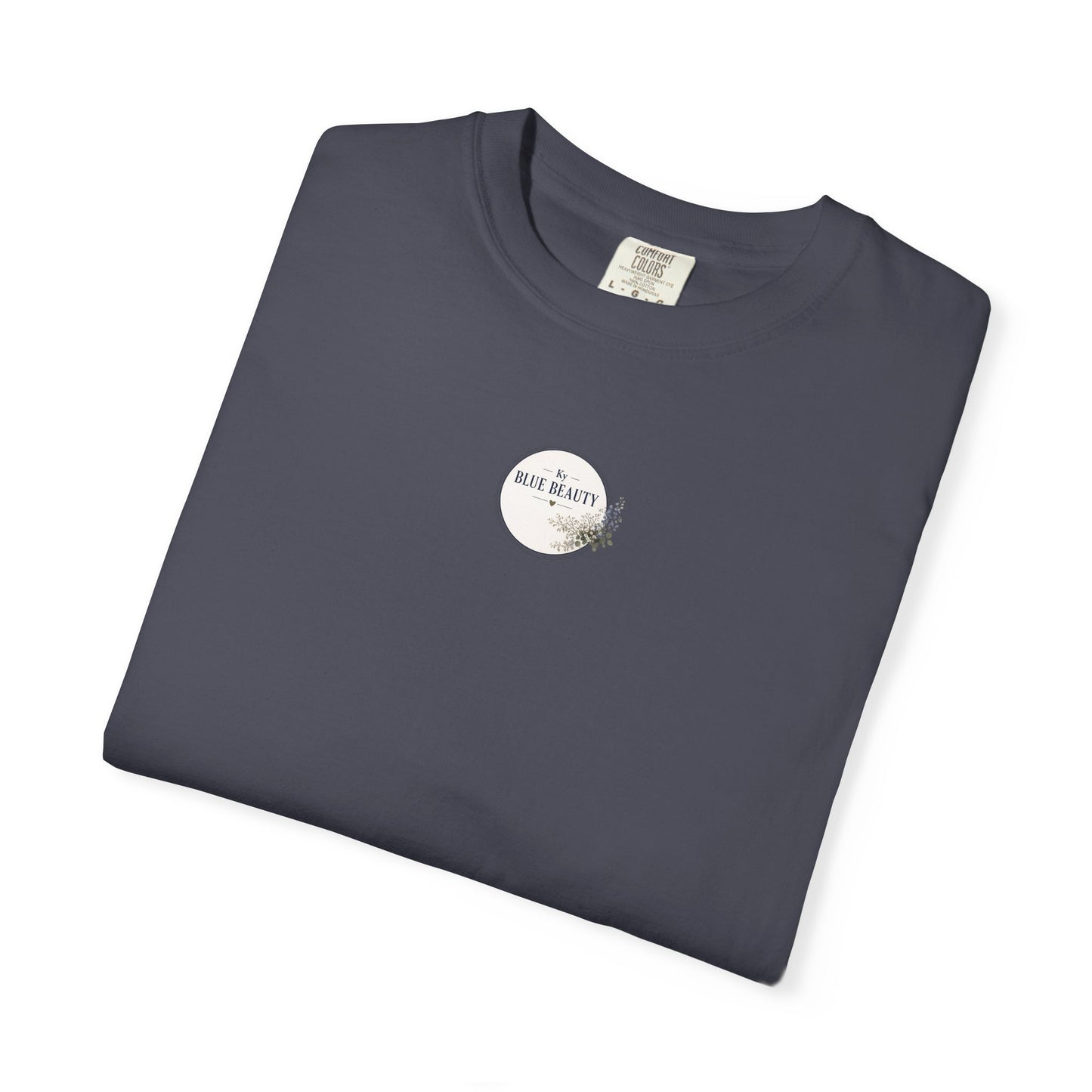 T-Shirt — 'Ky Blue Beauty' Vintage Botanical Tee