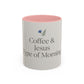 Simple Coffee & Jesus Type of Morning, Faith Accent Coffee Mug (11, 15oz)