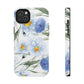 Blue Floral Tough Phone Cases