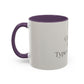 Simple Coffee & Jesus Type of Morning, Faith Accent Coffee Mug (11, 15oz)