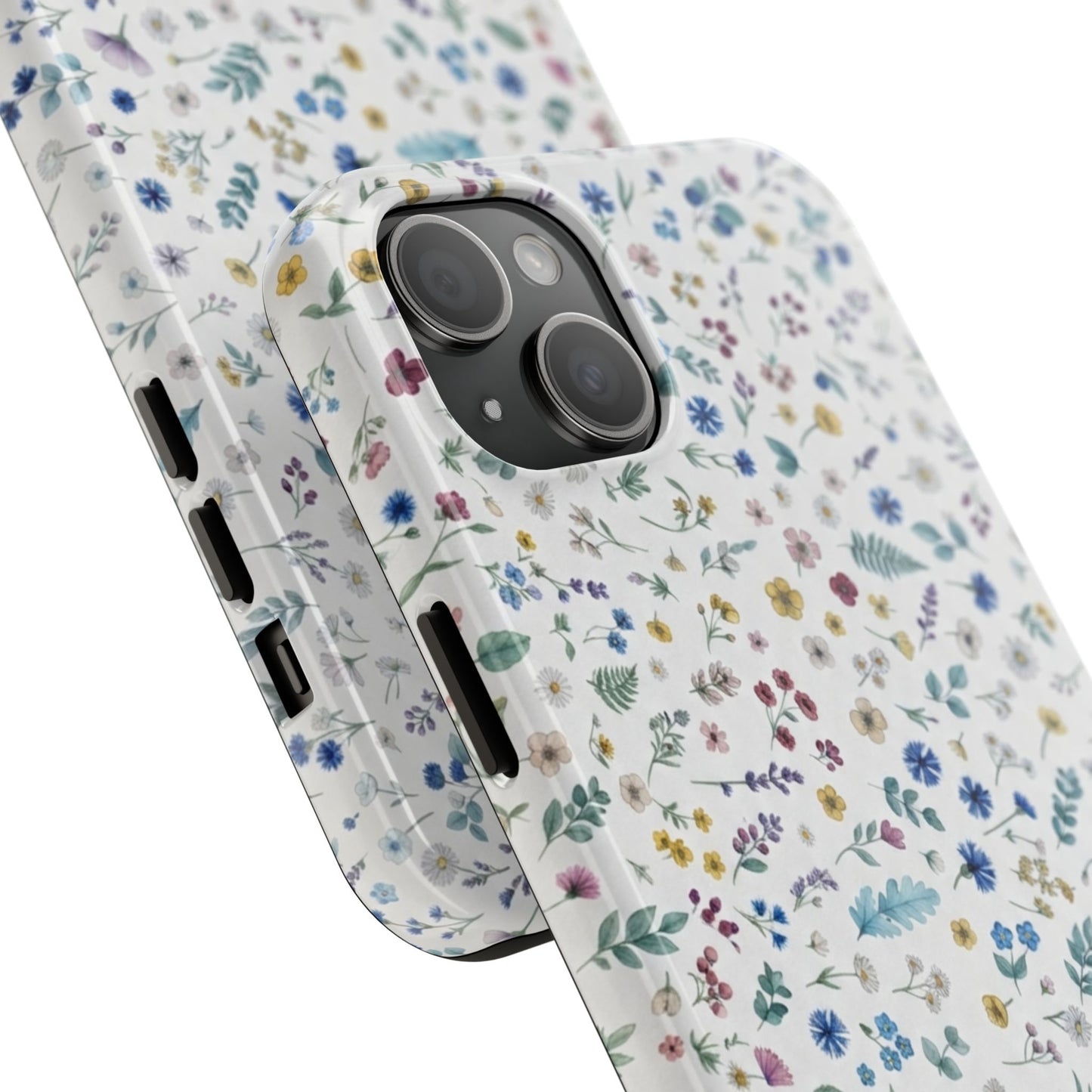 White Floral, Tough Phone Cases, Floral, Fall