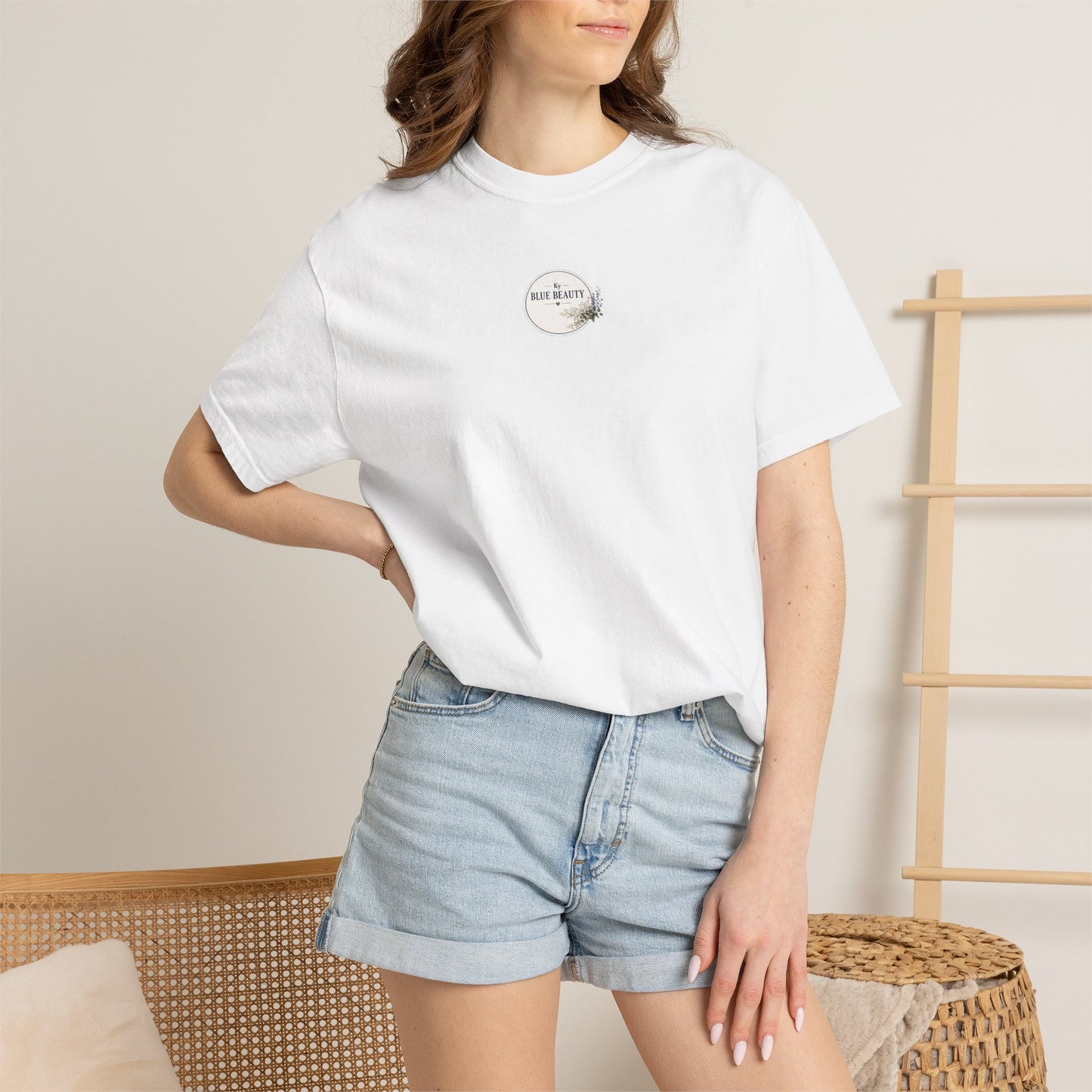 T-Shirt — 'Ky Blue Beauty' Logo Tee