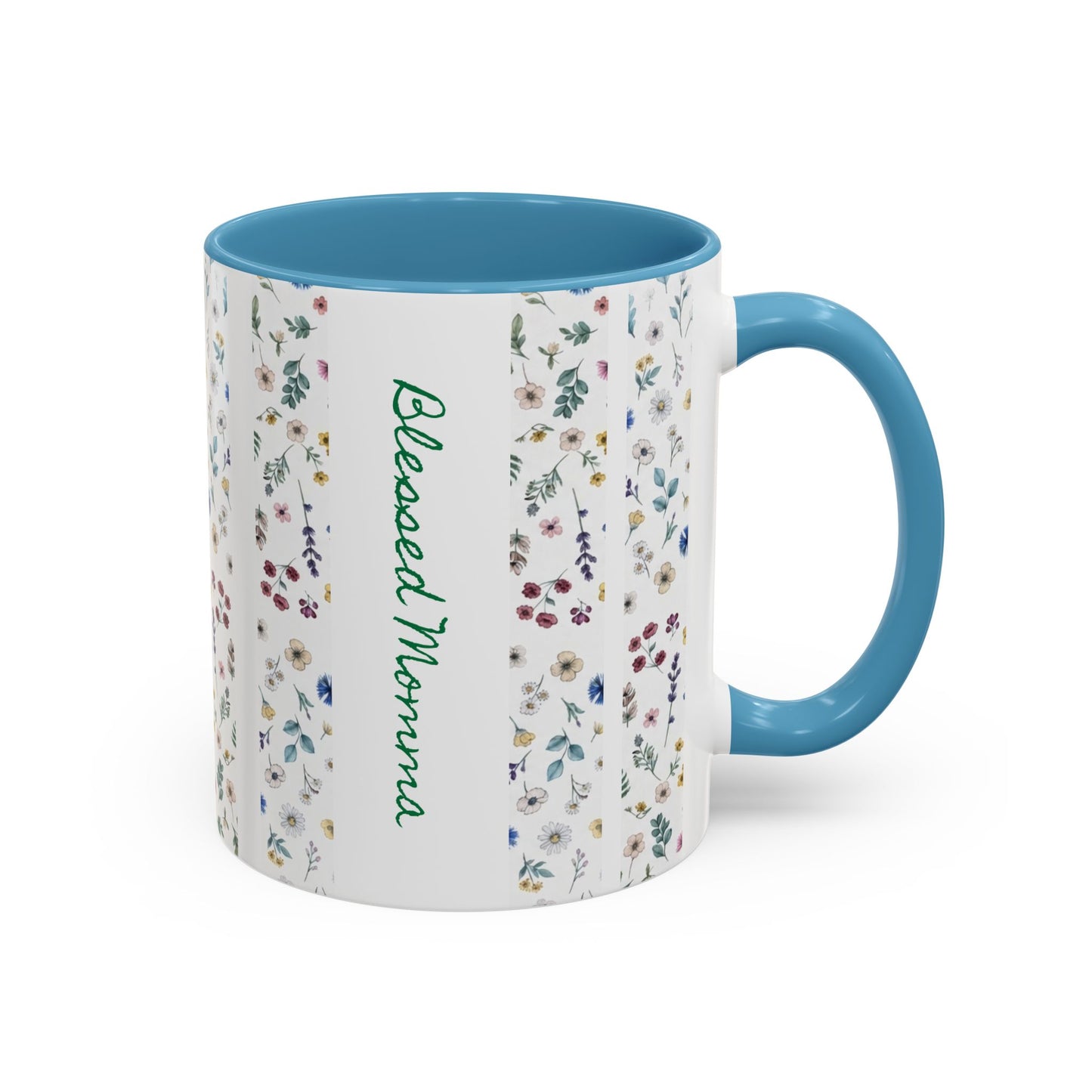 Blessed Momma Accent Coffee Mug (11, 15oz)