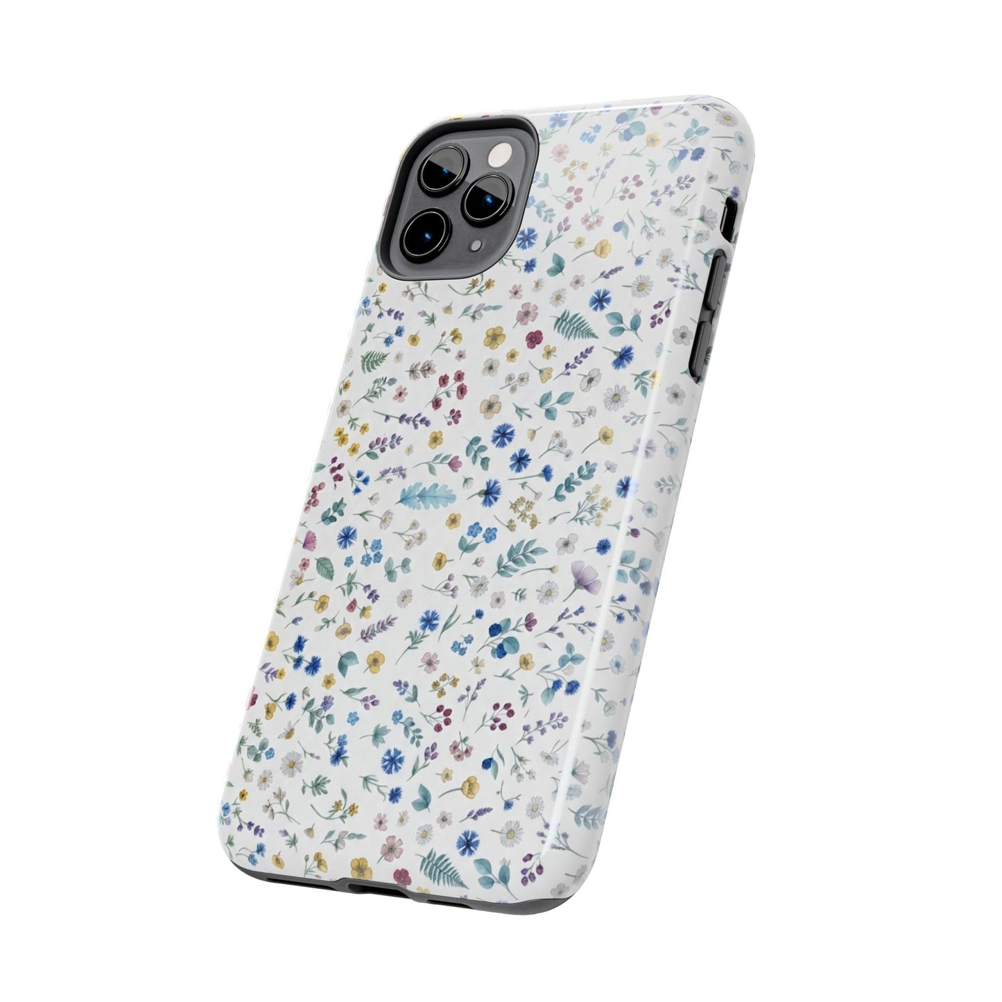 White Floral, Tough Phone Cases, Floral, Fall