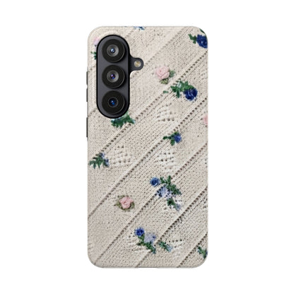 Tough Phone Cases, Fabric Like, Grandmillenial, Floral