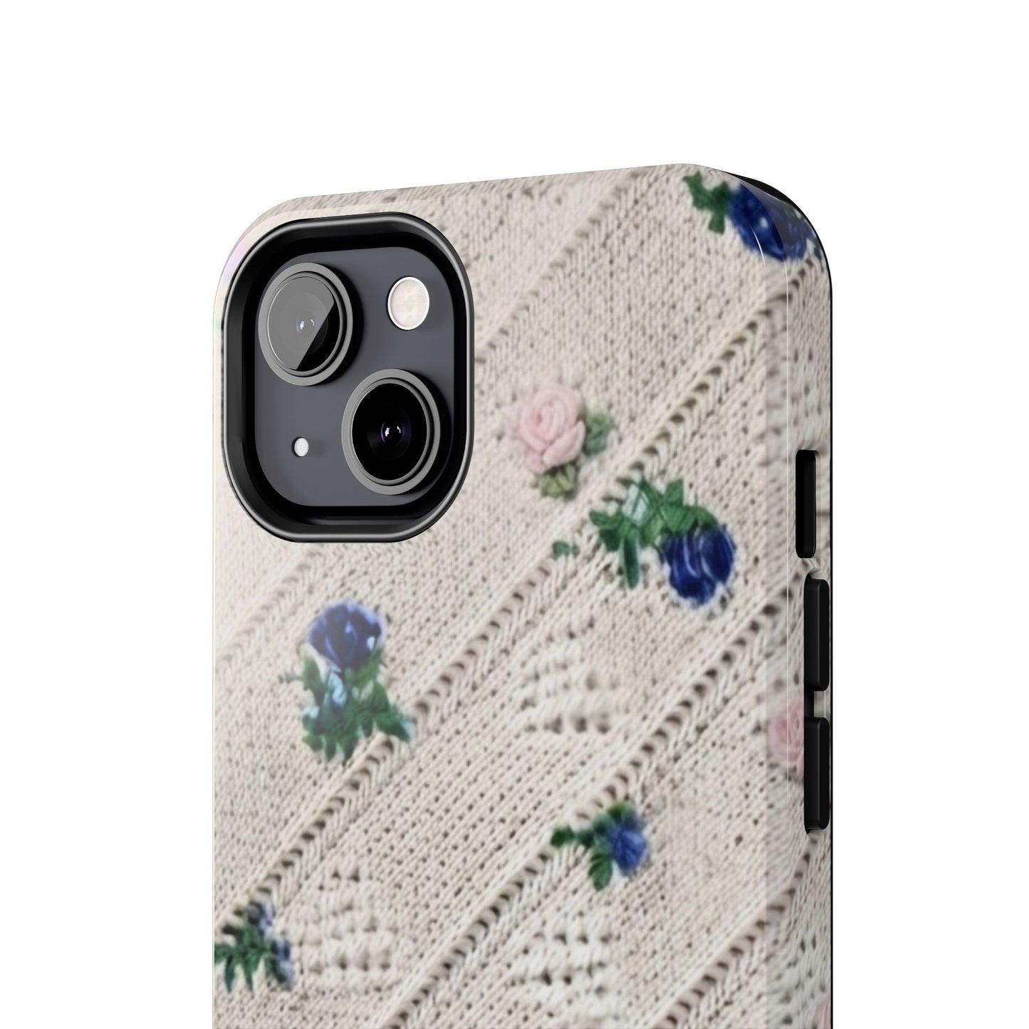 Tough Phone Cases, Fabric Like, Grandmillenial, Floral