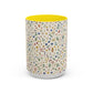 Fall Floral, Yellow Accent Coffee Mug (11, 15oz)