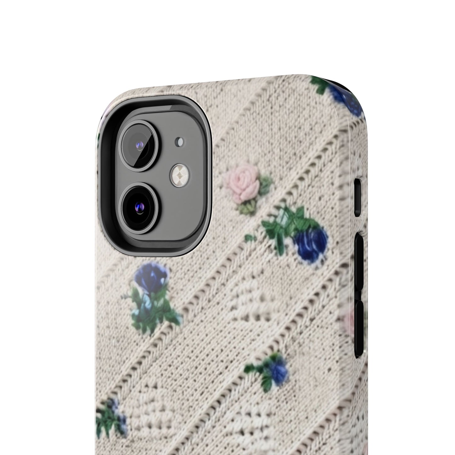 Tough Phone Cases, Fabric Like, Grandmillenial, Floral