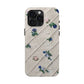 Tough Phone Cases, Fabric Like, Grandmillenial, Floral